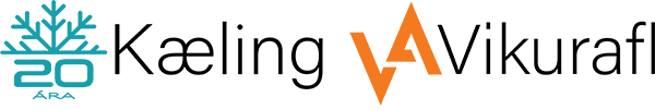Kæling Víkurafl logo 20 ára