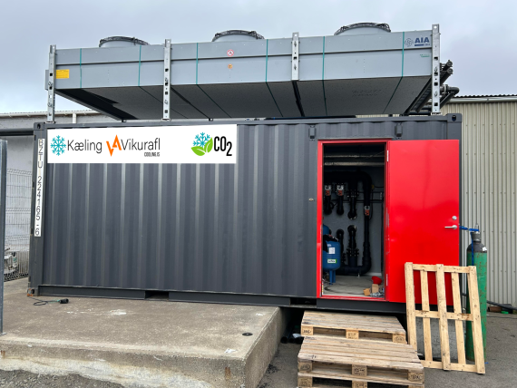 Nýtt umhverfisvænt kælikerfi í gámaútfærslu fyrir First Water frá Kælingu Víkurafli