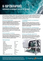 K-16P ískrapavél með forkæli - hnappur á PDF skjal.