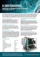 K-20PA loftkæld ískrapavél með forkæli - hnappur á PDF skjal.