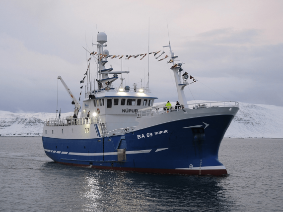 HYDRA sett um borð í Núp BA 69