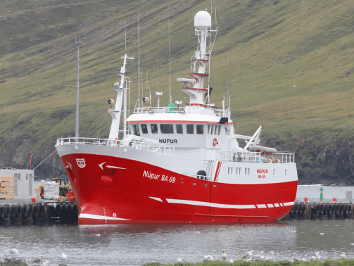 HYDRA sett um borð í Núp BA 69